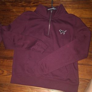 Xs PINK half zip